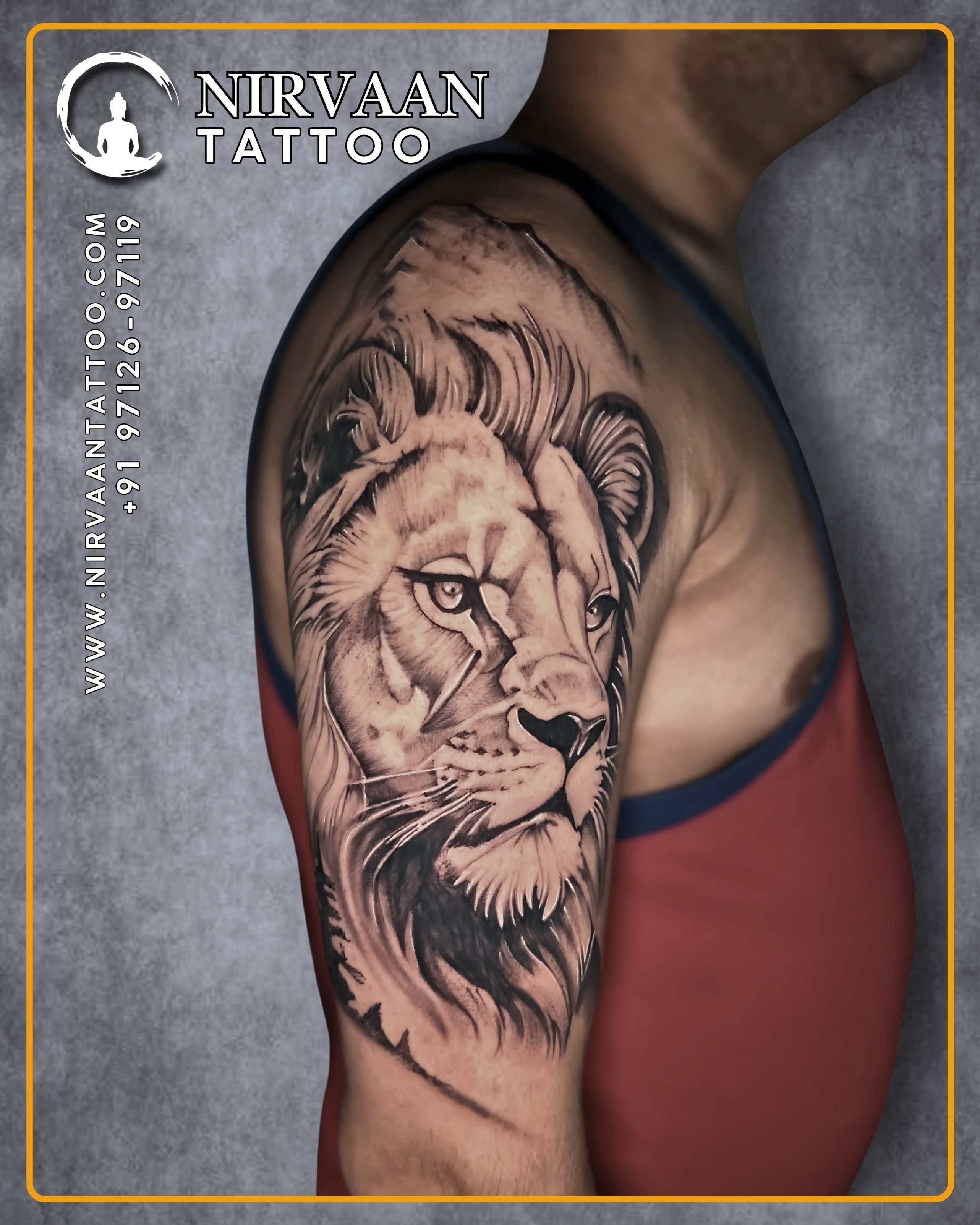 Lion tattoo design